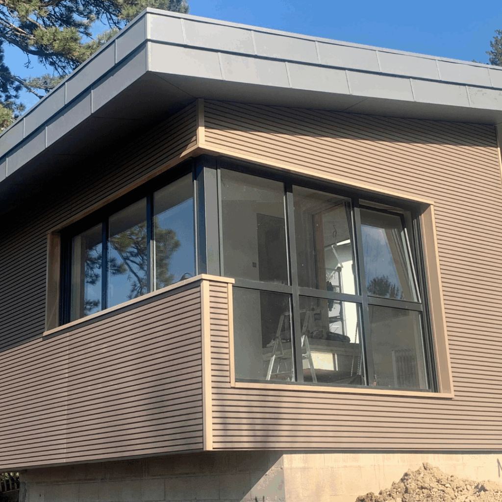 porte-fenetre-volet - baie vitrée