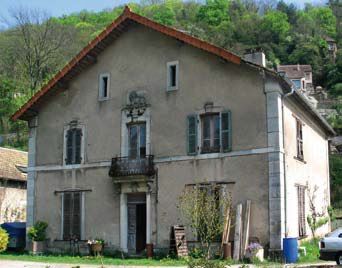 porte-fenetre-volet - maison avant remplacement des fenêtres