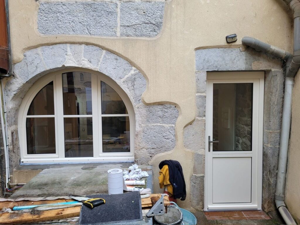 porte-fenetre-volet - fenêtre et porte vitrée